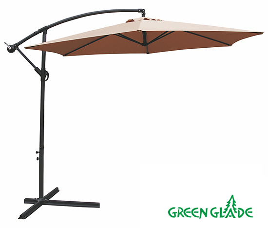 Зонт садовый Green Glade 6003 светло-коричневый 