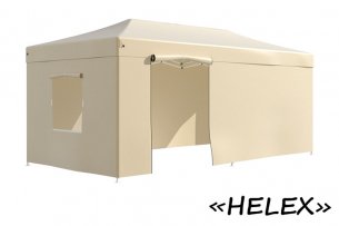 Тент-шатер быстросборный Helex 4361 3х6х3м полиэстер шампань